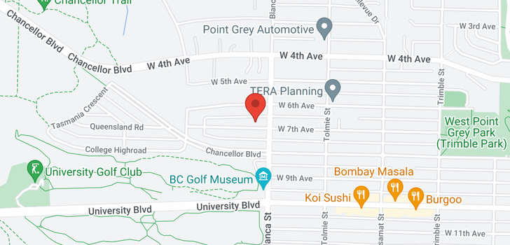map of 4715 W 7TH AVENUE